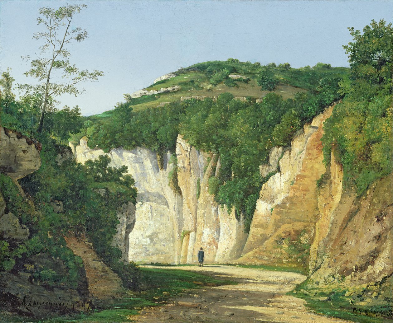 Cremieu, 1847 av Henri Joseph Harpignies