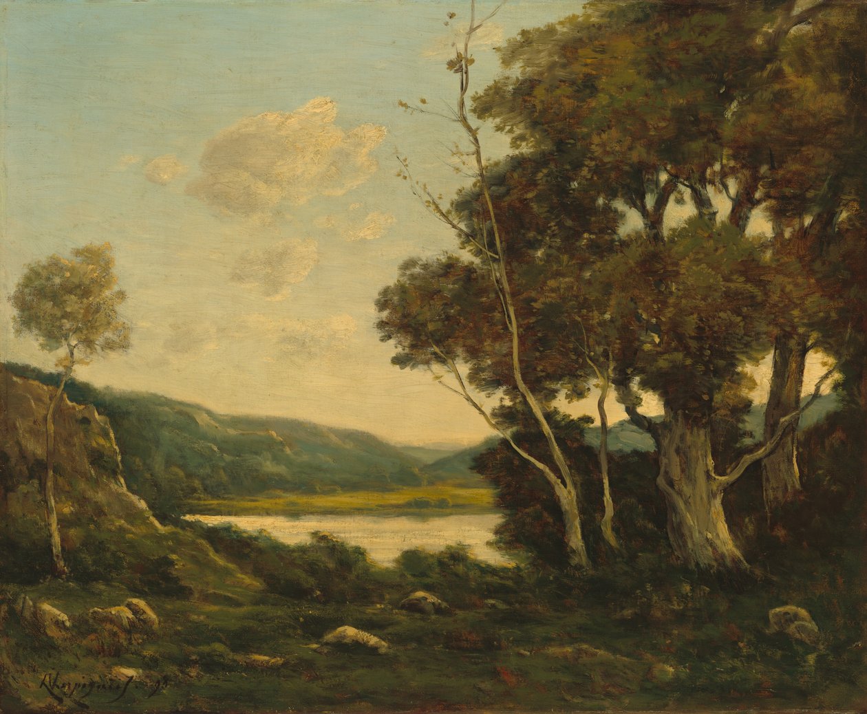 Landskap av Henri Joseph Harpignies