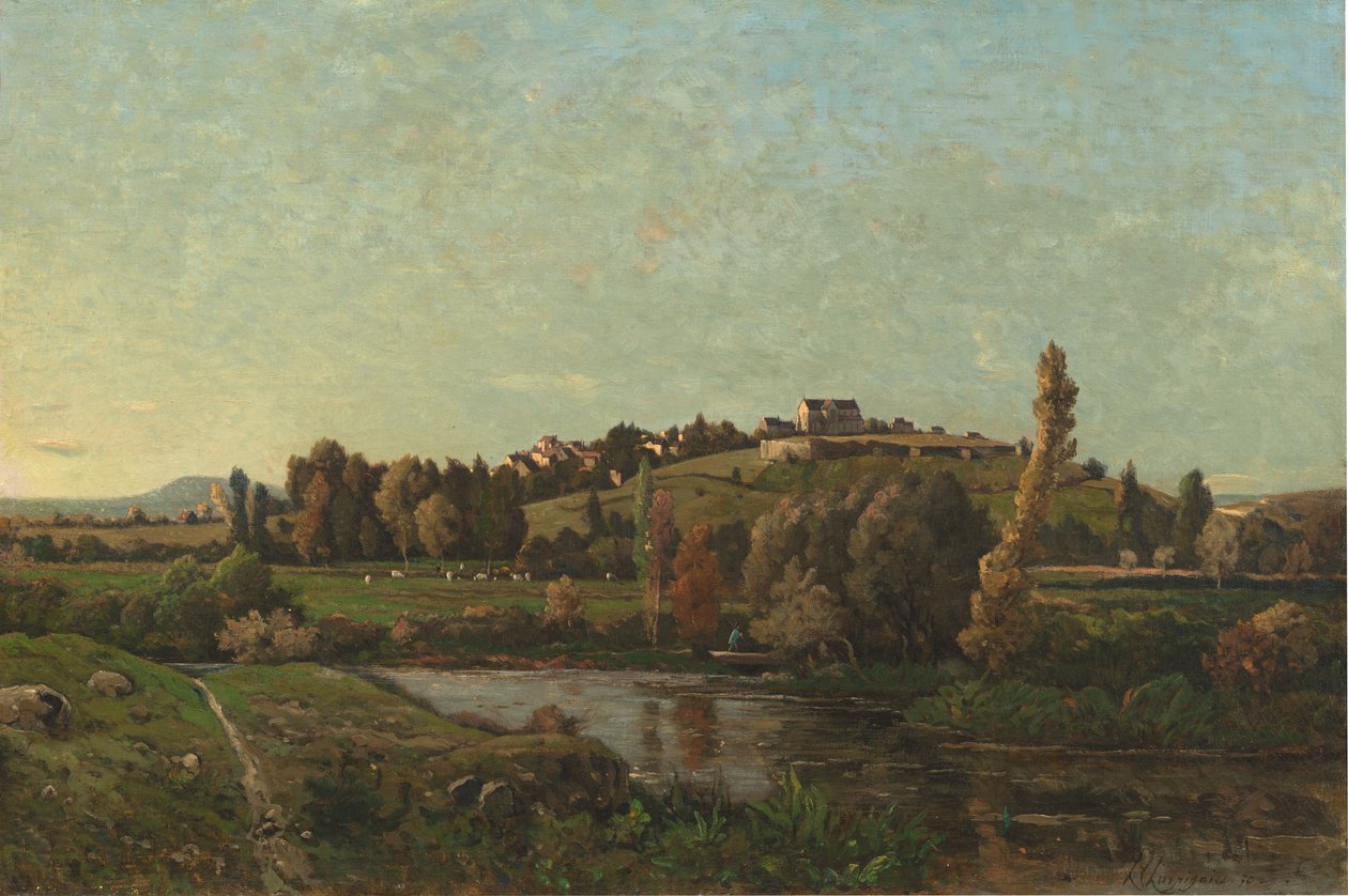 Landskap i Auvergne, 1870. av Henri Joseph Harpignies