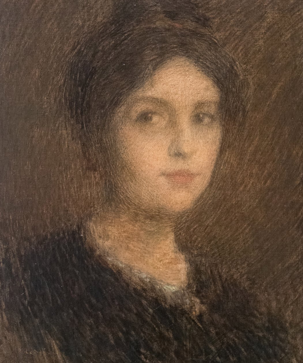 Porträtt av Camille, 1904. av Henri Le Sidaner