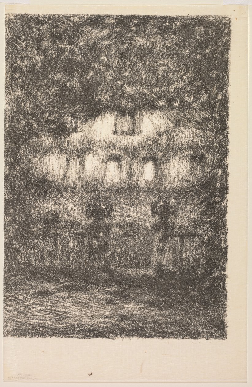 Huset i månsken av Henri Le Sidaner