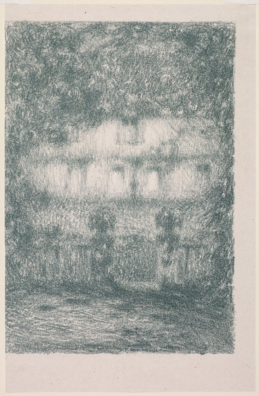 Huset i månsken av Henri Le Sidaner
