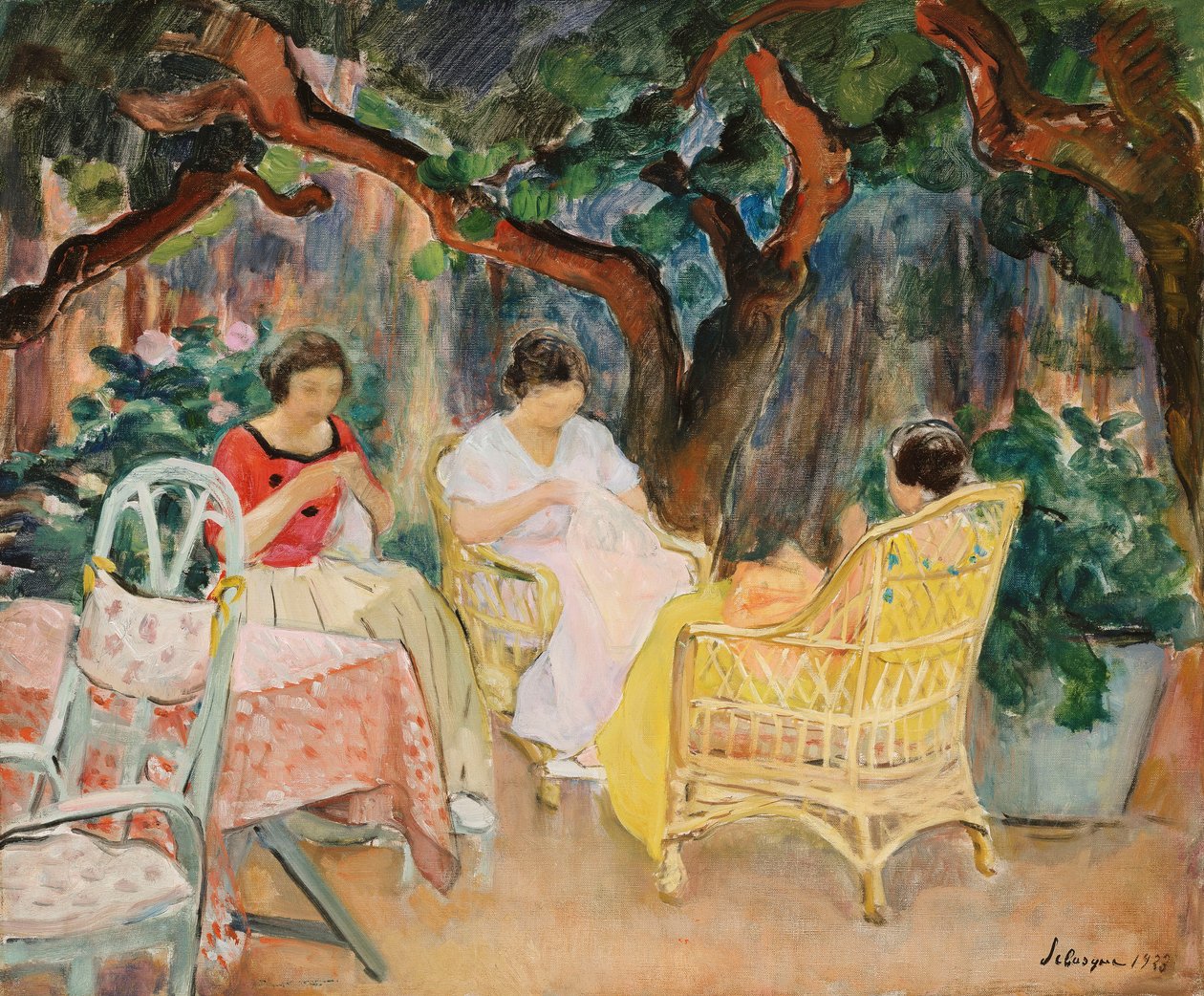 Eftermiddag; Après midi, 1923 av Henri Lebasque