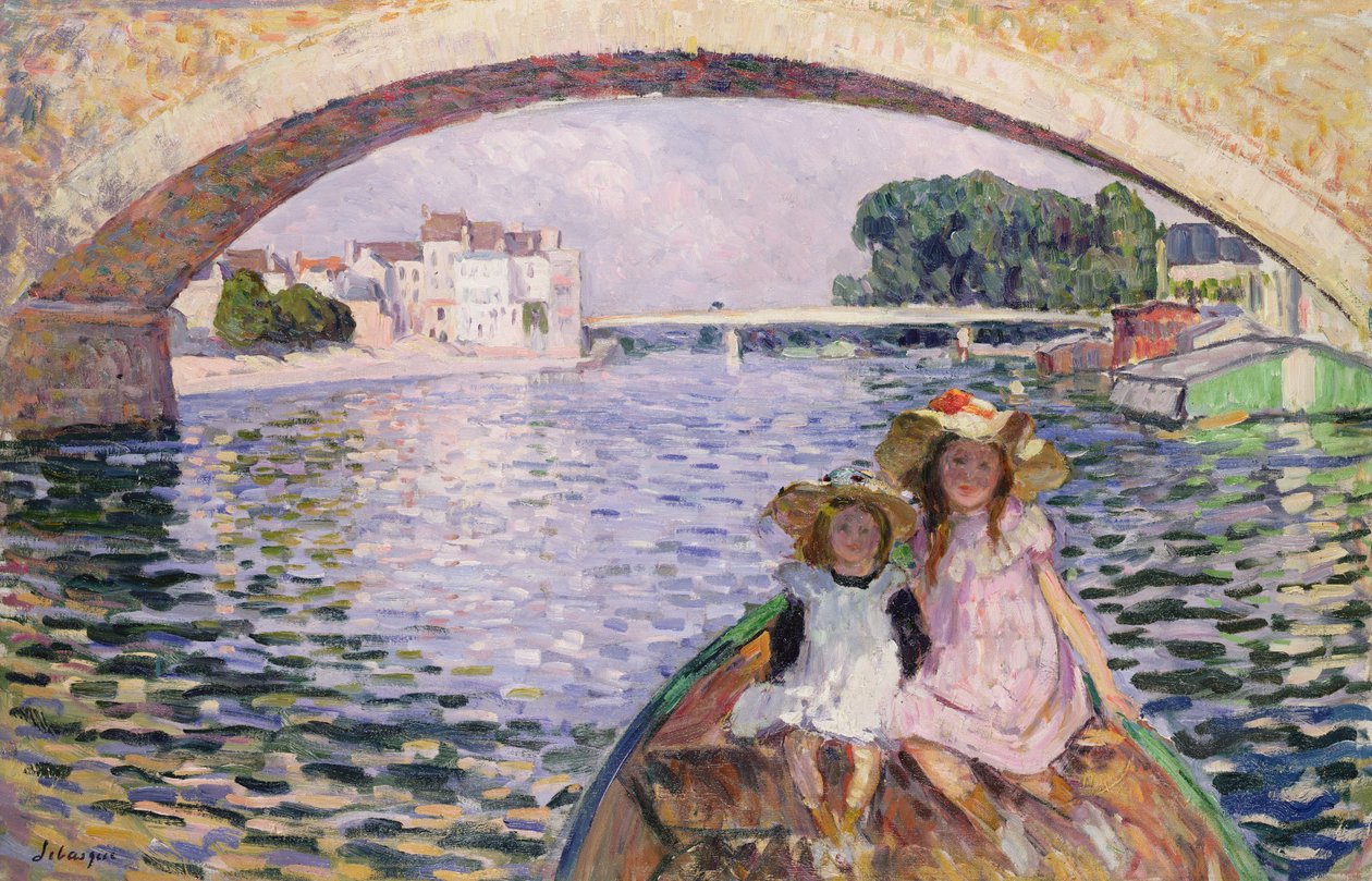 I båten, 1903 av Henri Lebasque