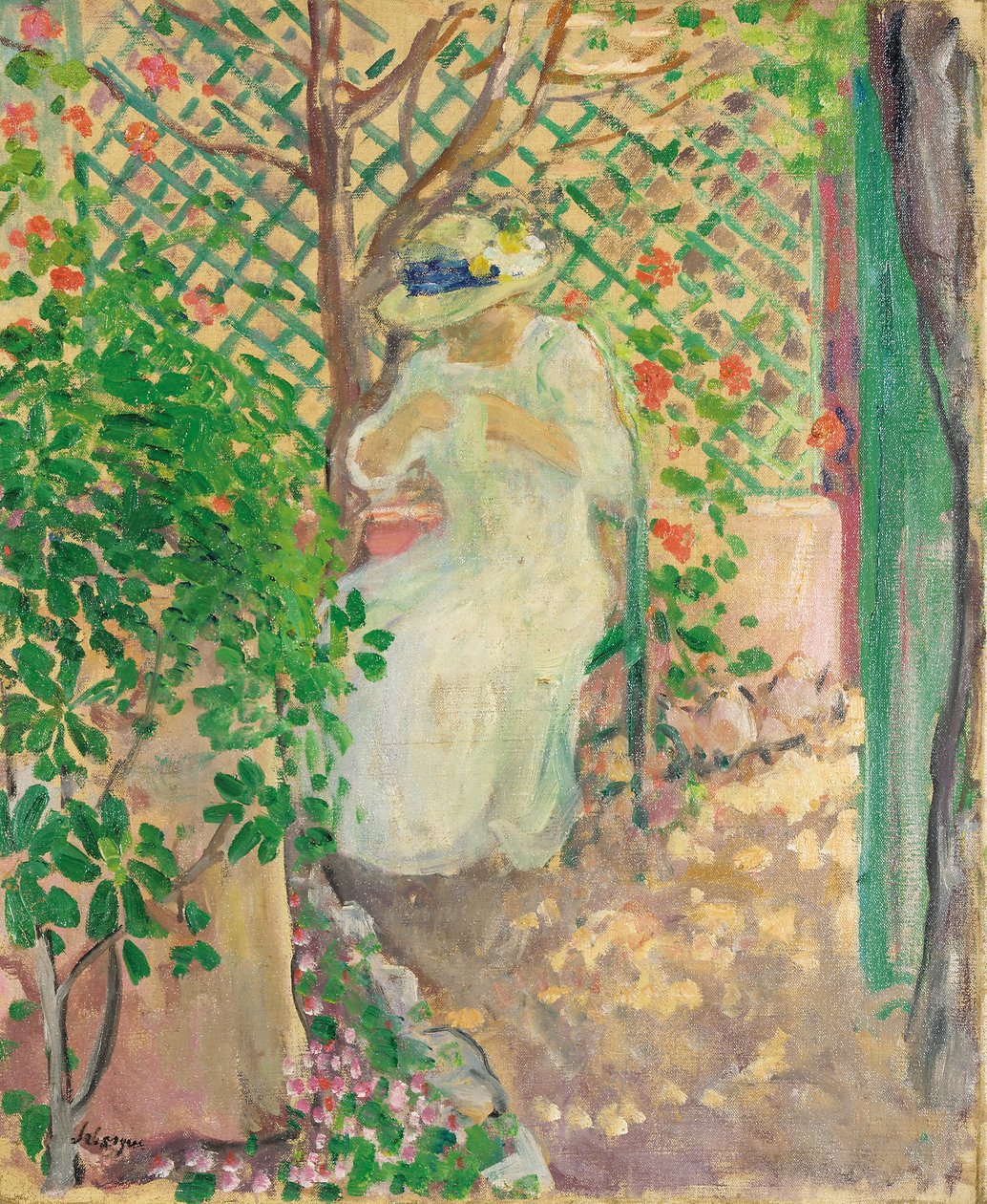Marthe Lebasque i Gloriette av Henri Lebasque