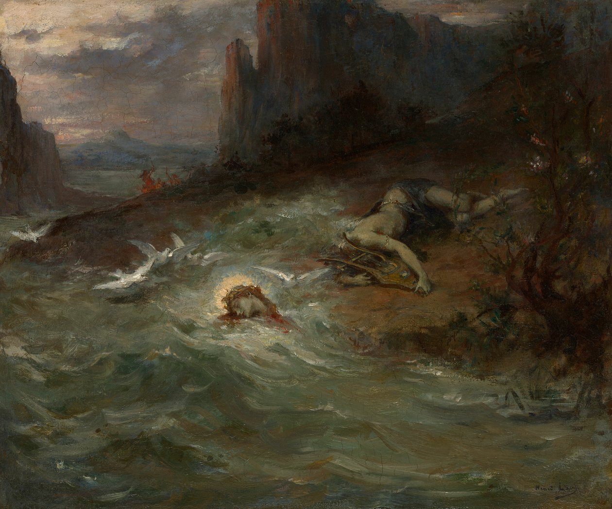 Orfeus död av Henri Leopold Levy