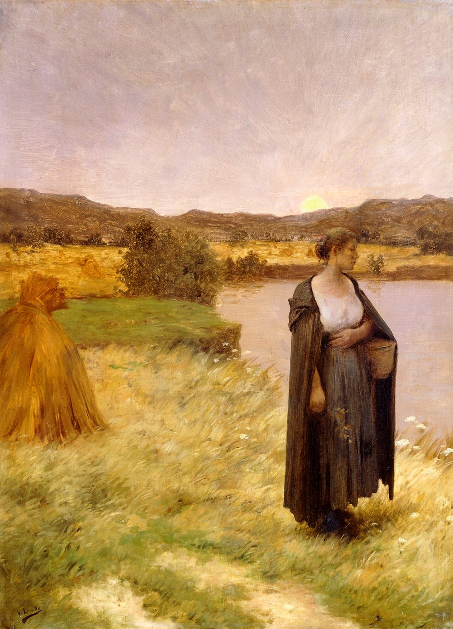 Månuppgång av Henri Lerolle