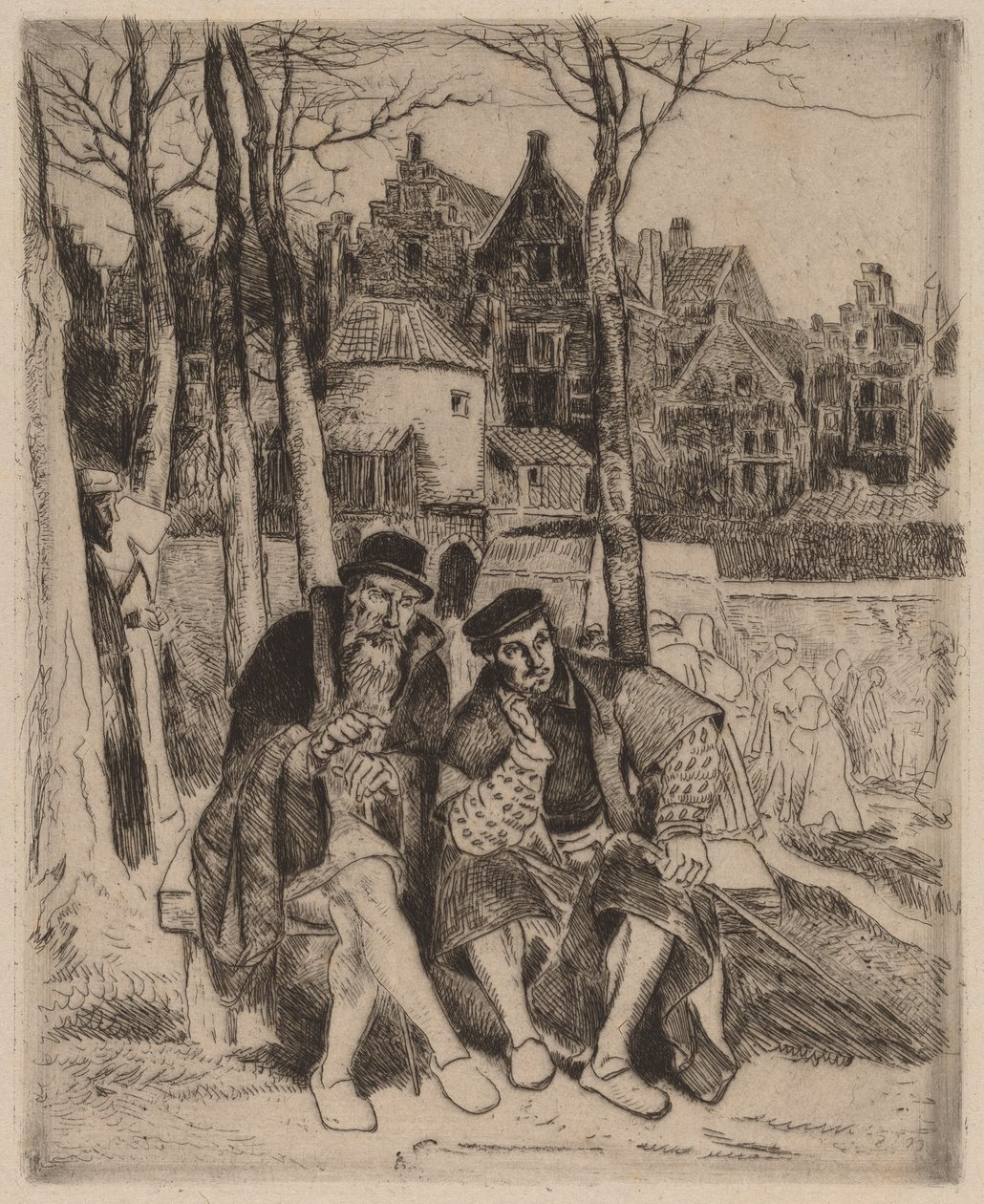 Faust och Wagner av Henri Leys
