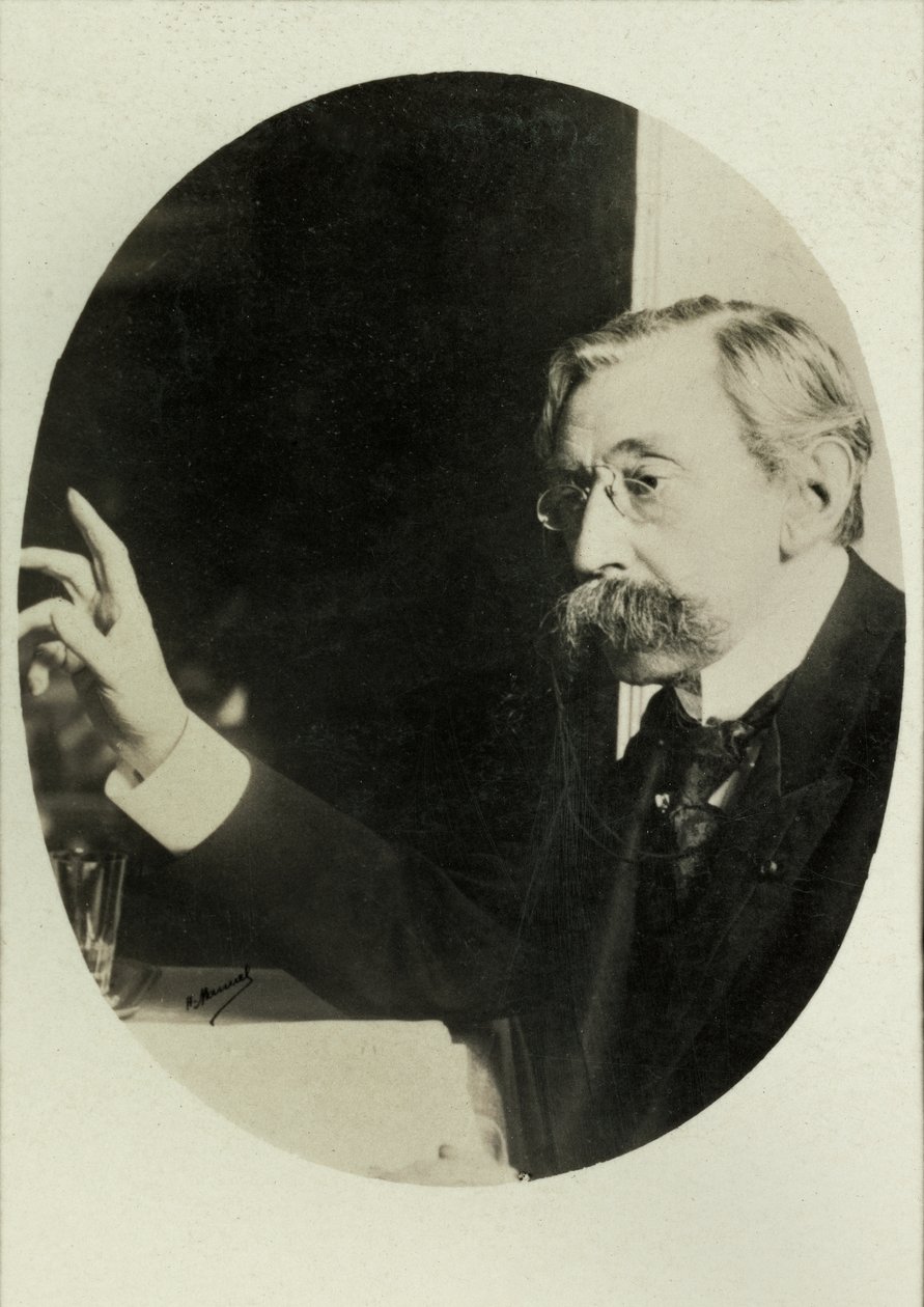 Porträtt av Emile Verhaeren (foto) av Henri Manuel