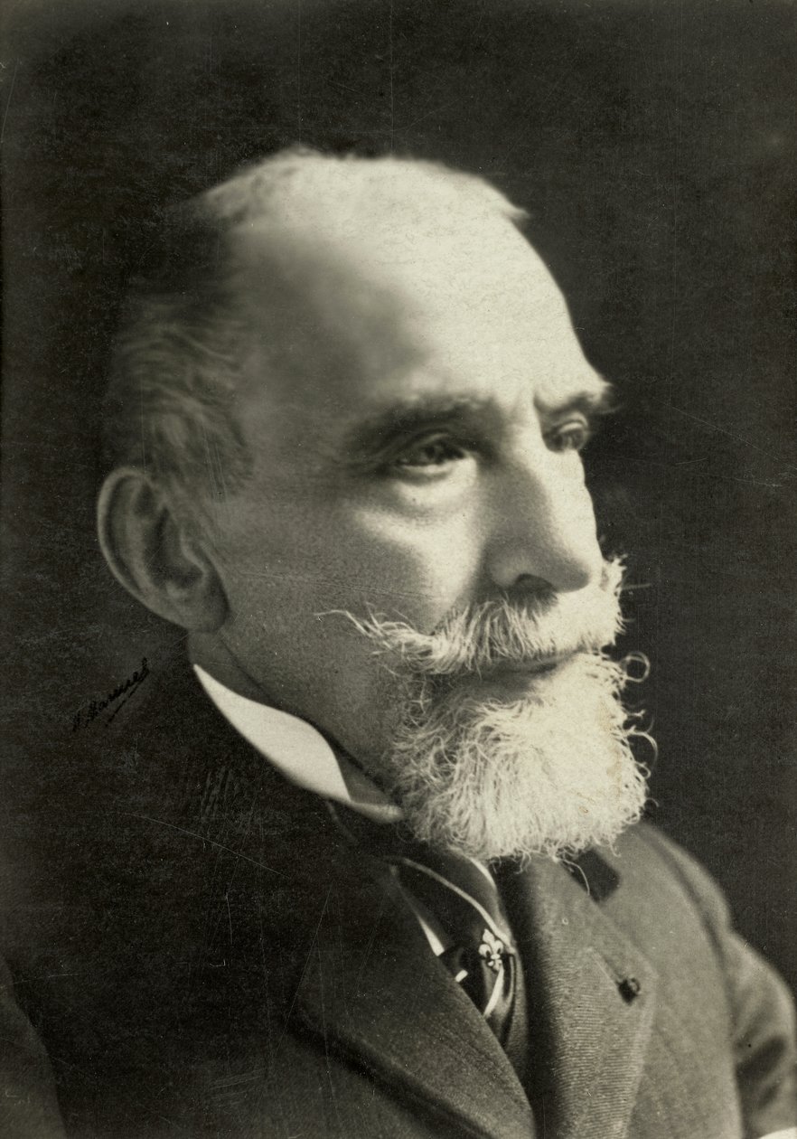 Porträtt av Ernest Daudet (foto) av Henri Manuel