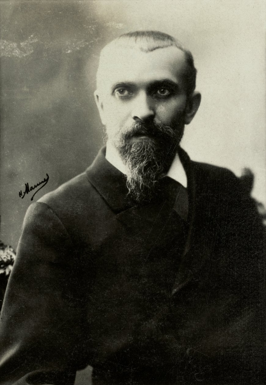 Porträtt av rene Doumic (foto) av Henri Manuel