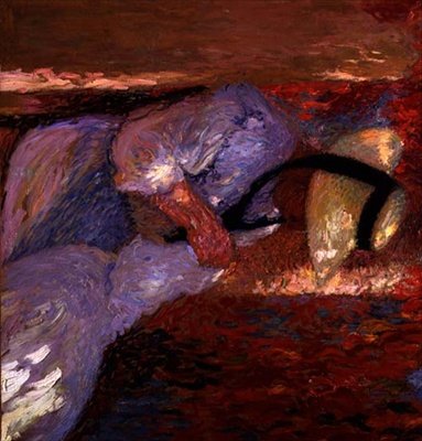 Sy i solljus (olja på duk) av Henri Martin
