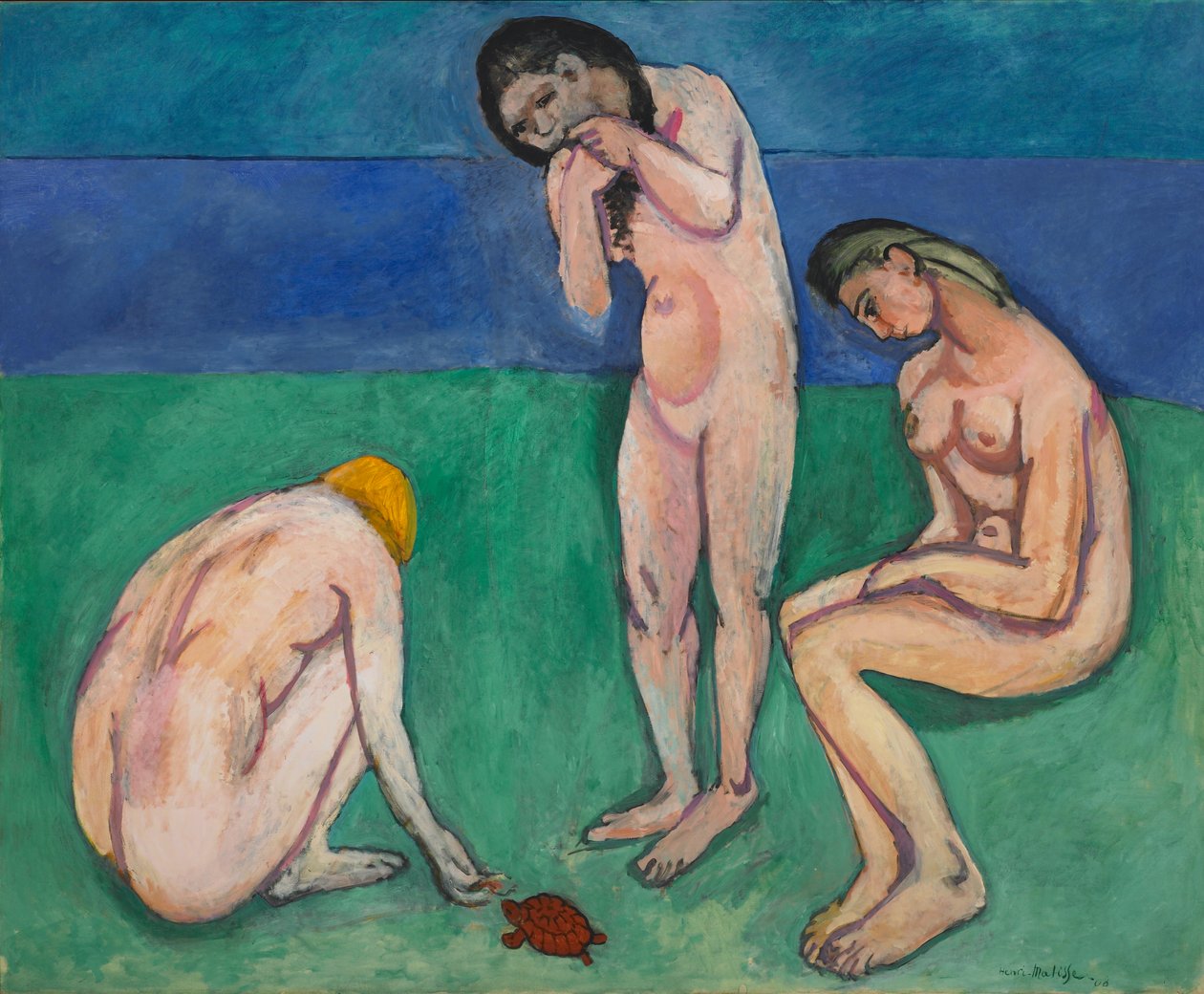 Badare med en sköldpadda av Henri Matisse