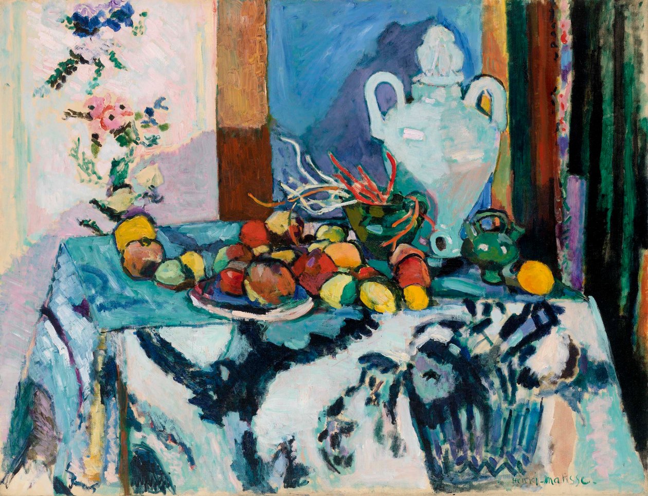 Blått stilleben (Nature morte bleue) av Henri Matisse