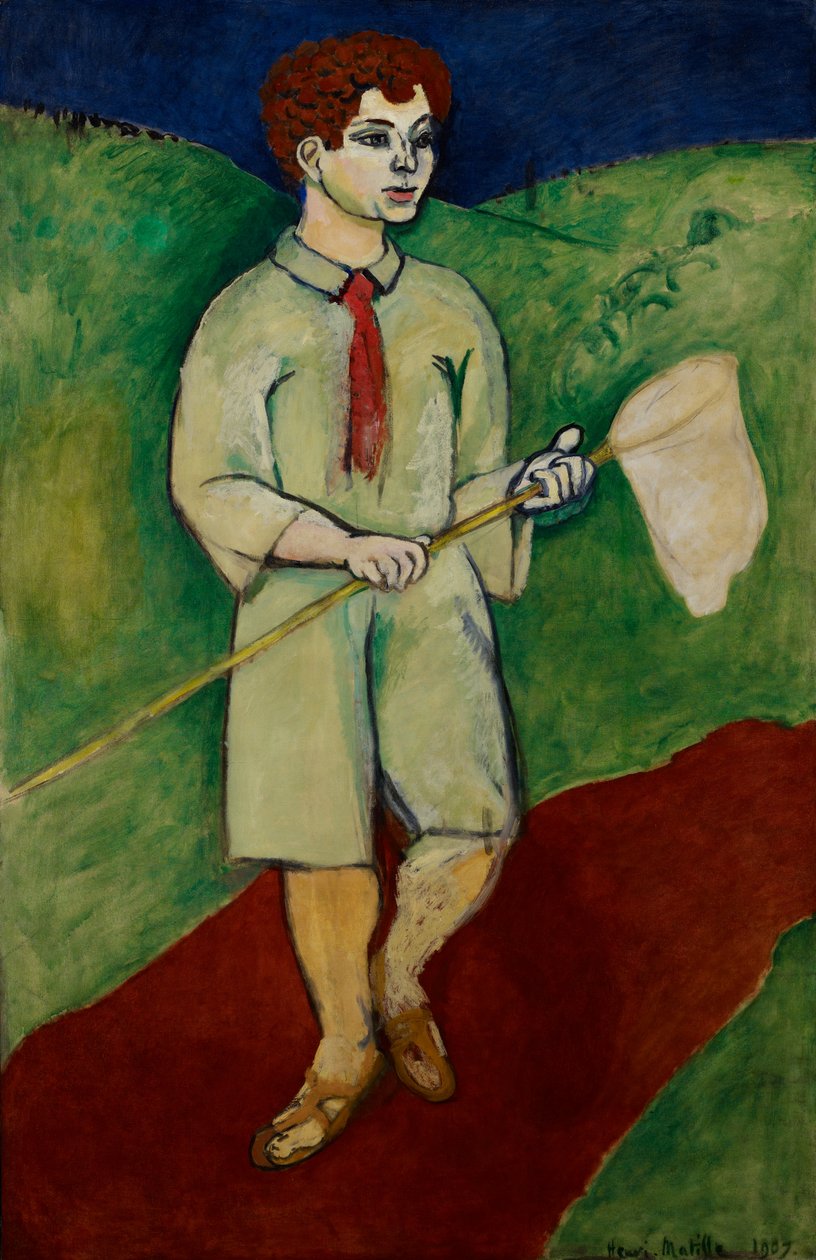 Pojke med fjärilsnät av Henri Matisse