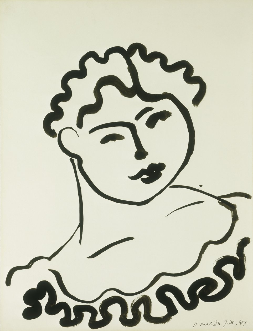 Byst av en kvinna (Tati) av Henri Matisse