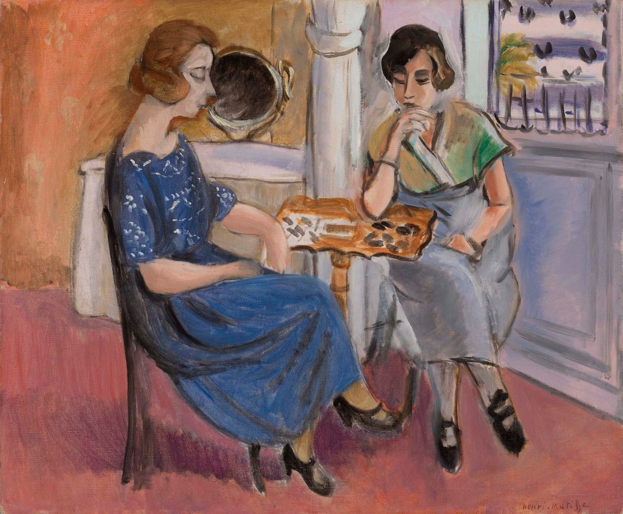 Domino-spelare (Les Joueuses de dominos) av Henri Matisse