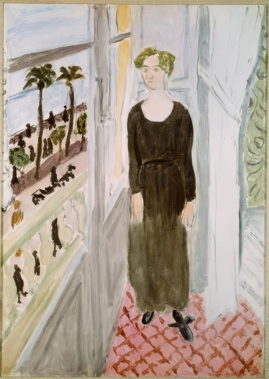 Kvinna vid fönstret, Nice av Henri Matisse