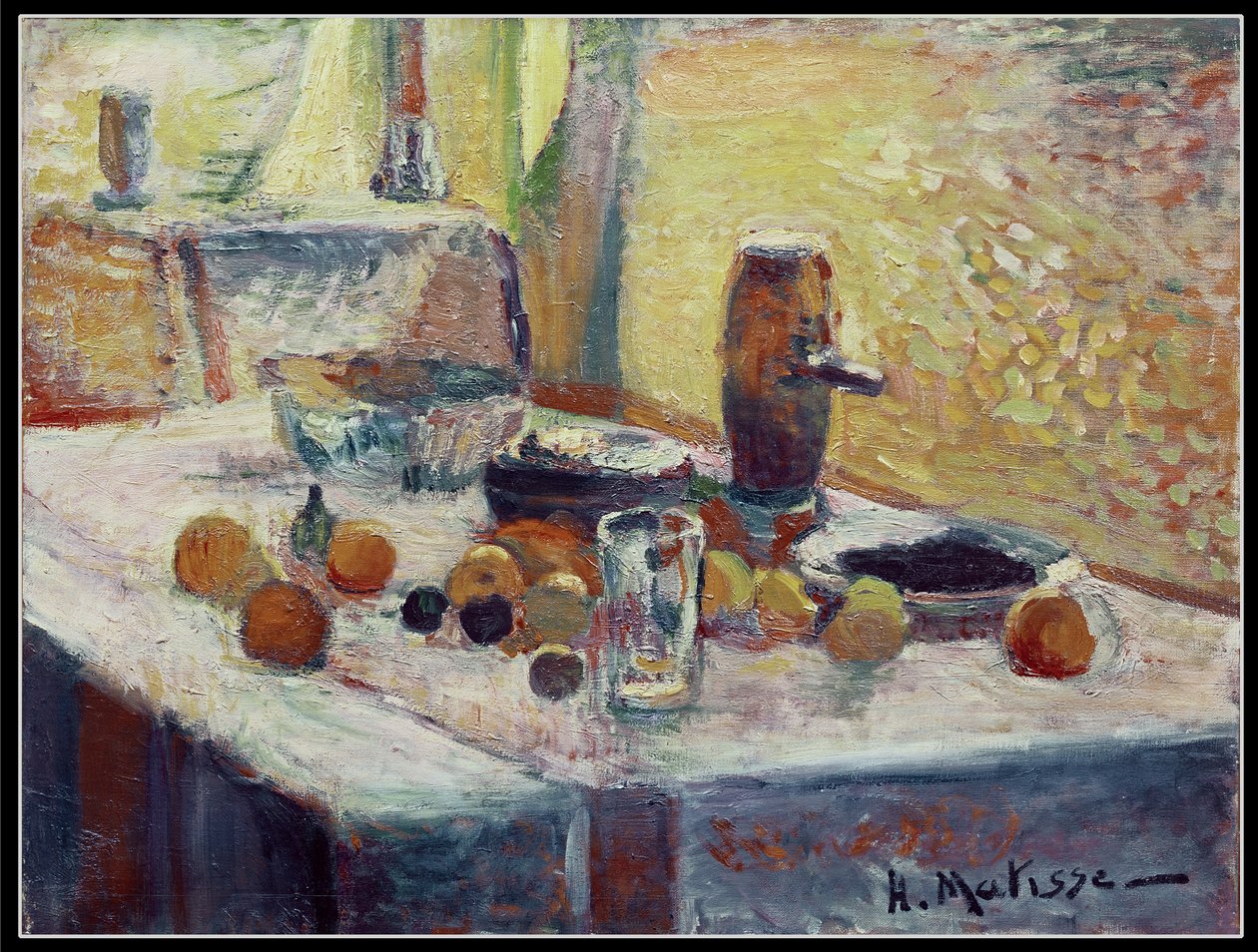 Första apelsin Still Life av Henri Matisse