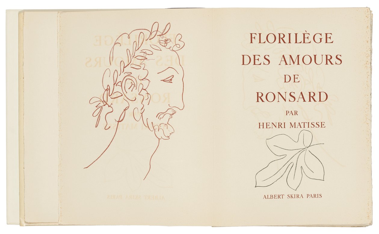 Ett urval av Ronsards Amours av Henri Matisse