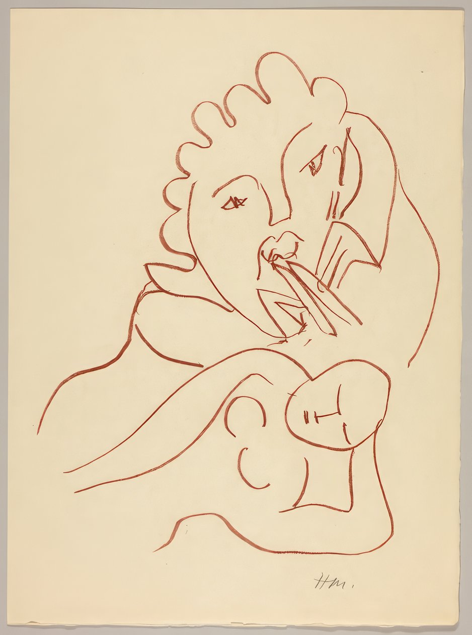Ett urval av Ronsards Amours av Henri Matisse
