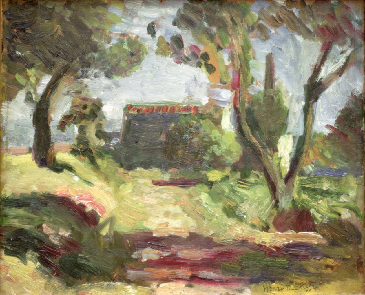 Trädgården vid den gamla kvarnen av Henri Matisse