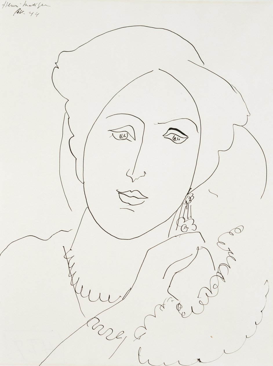 Huvud av Henri Matisse