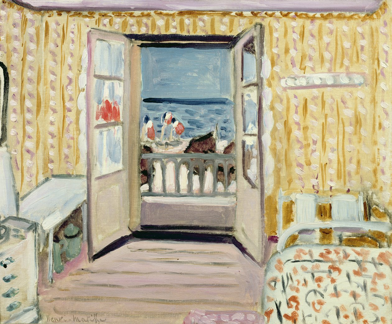Inrikes, 14 juli, Etretat av Henri Matisse