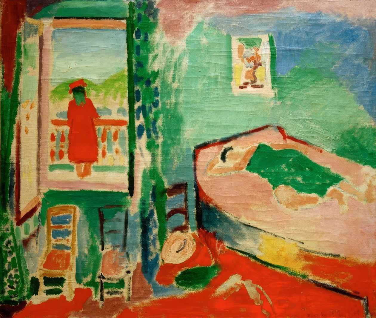 Inredning i Collioure (Siesta) av Henri Matisse