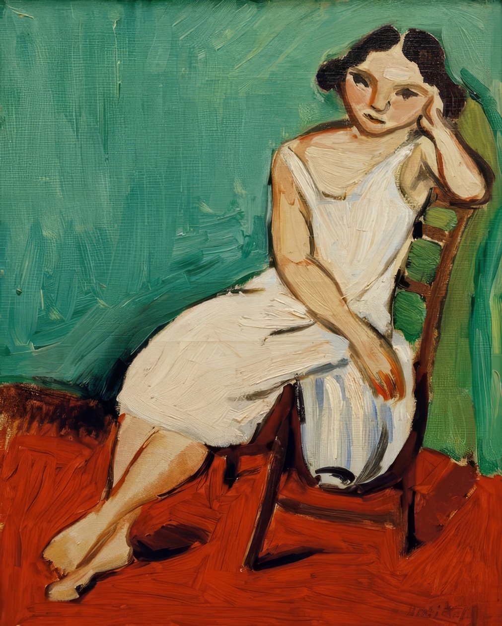 Sittande flicka av Henri Matisse