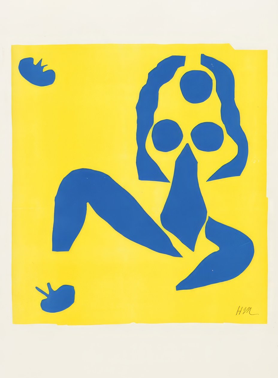 Sammanställning av åtta färglitografier av Henri Matisse