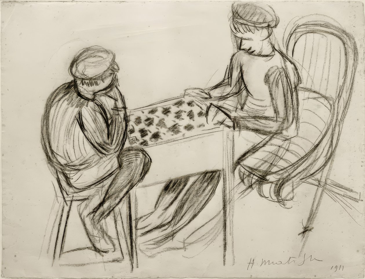 Dragspelare av Henri Matisse
