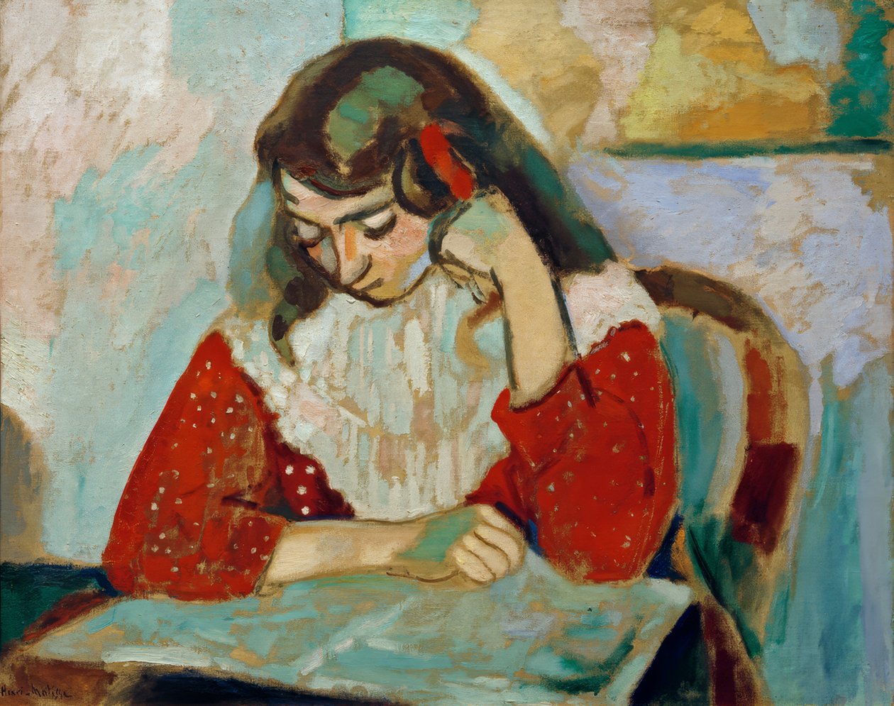 Marguerite läsning av Henri Matisse