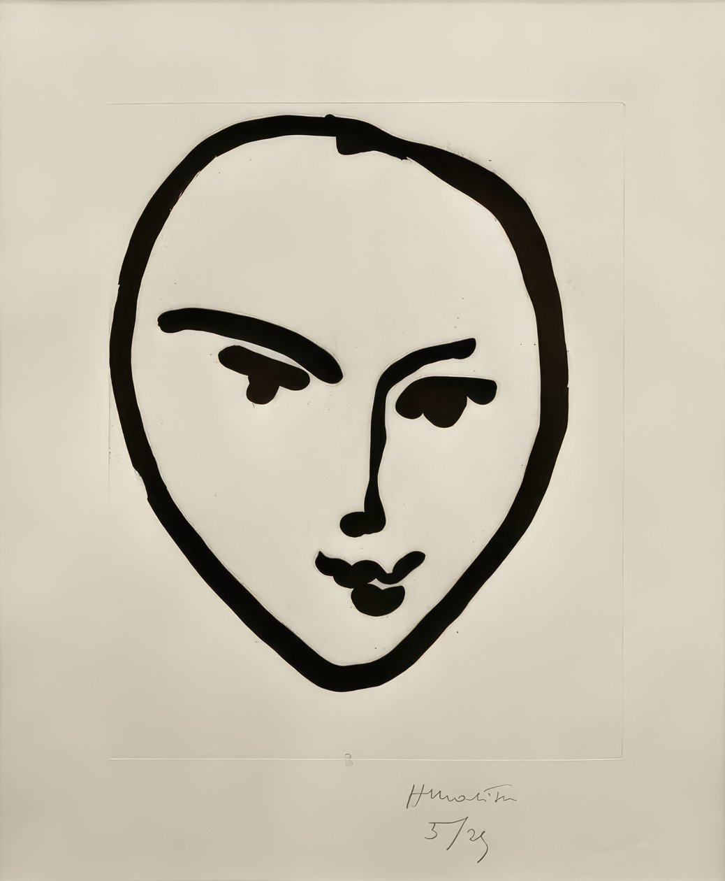 Nadia. Leende mask av Henri Matisse