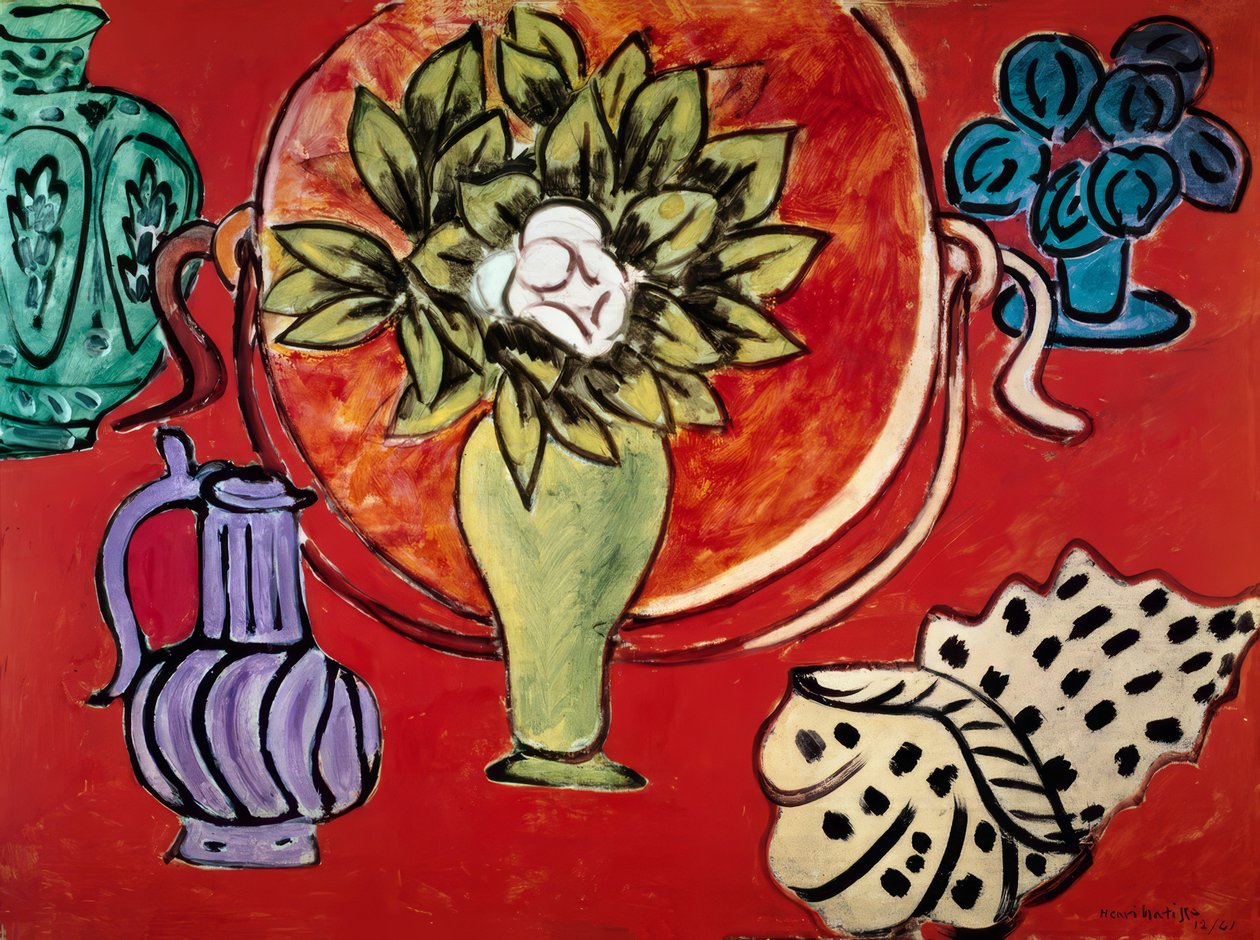 Stilleben med magnolia av Henri Matisse