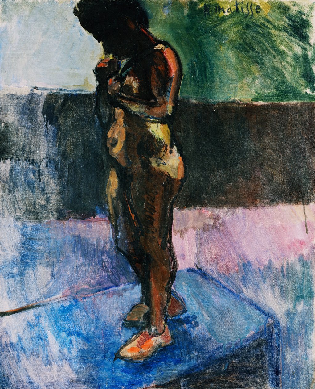 Naken i rosa skor av Henri Matisse