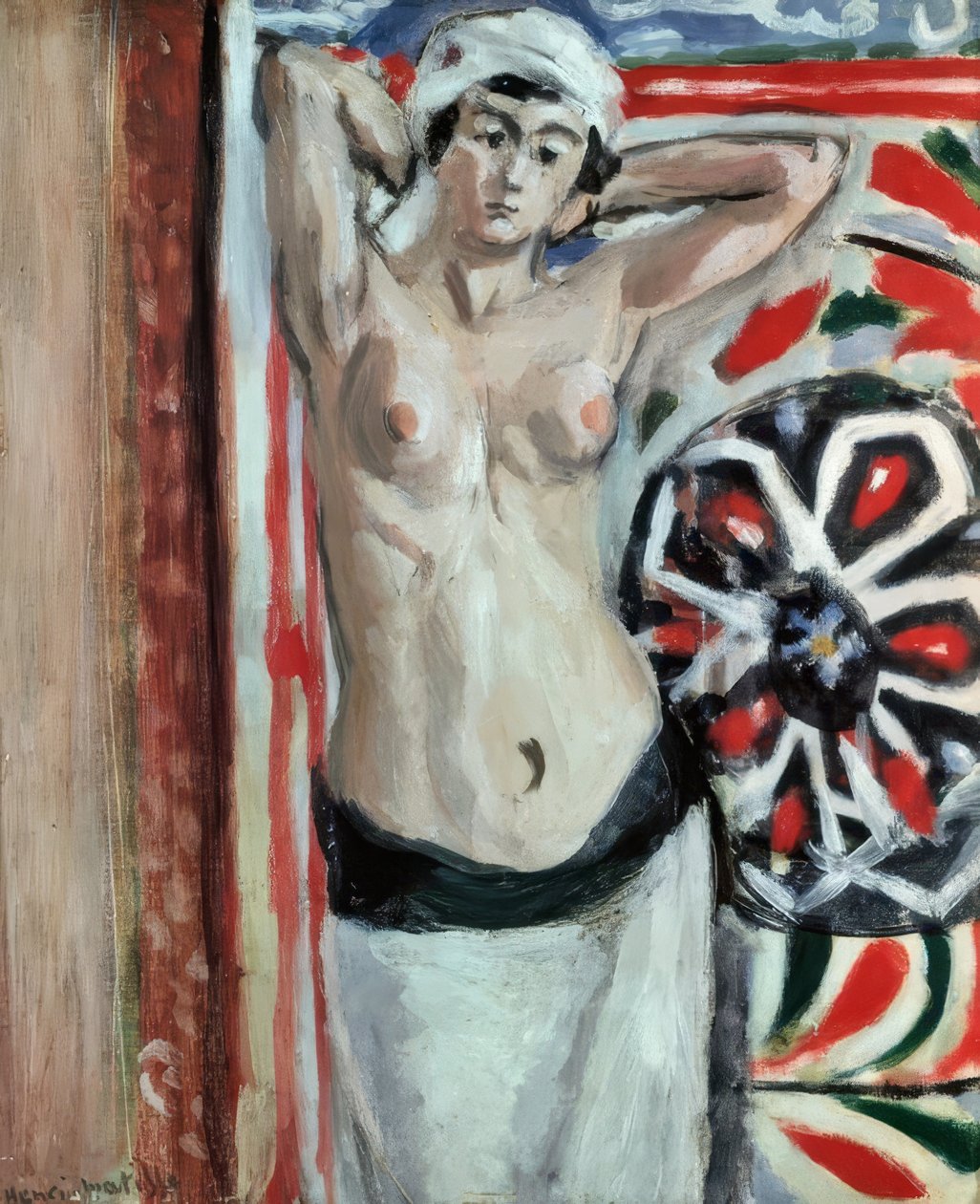 Odalisque med höjda armar av Henri Matisse