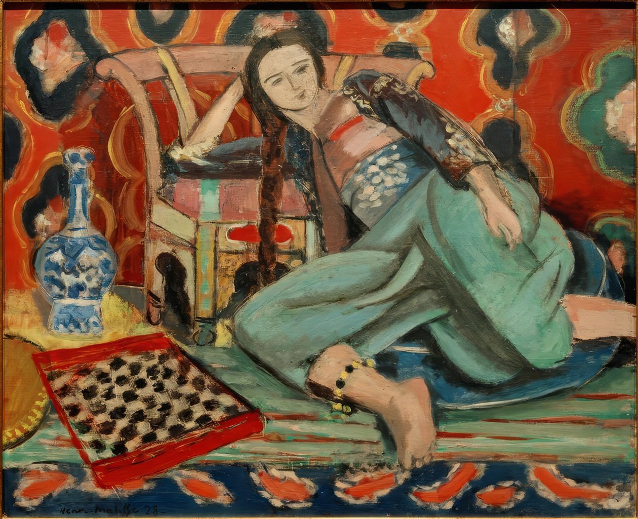 Odalisque i en turkisk fåtölj av Henri Matisse