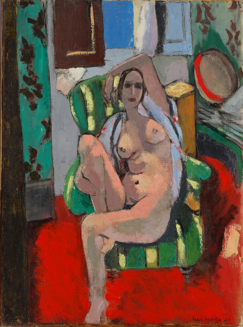 Odalisque med tamburin av Henri Matisse