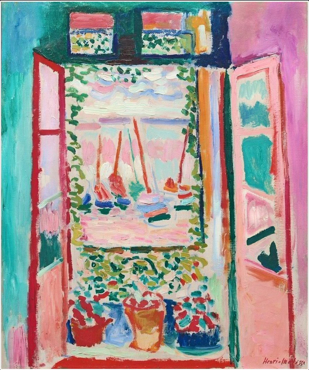 Öppet fönster, Collioure av Henri Matisse