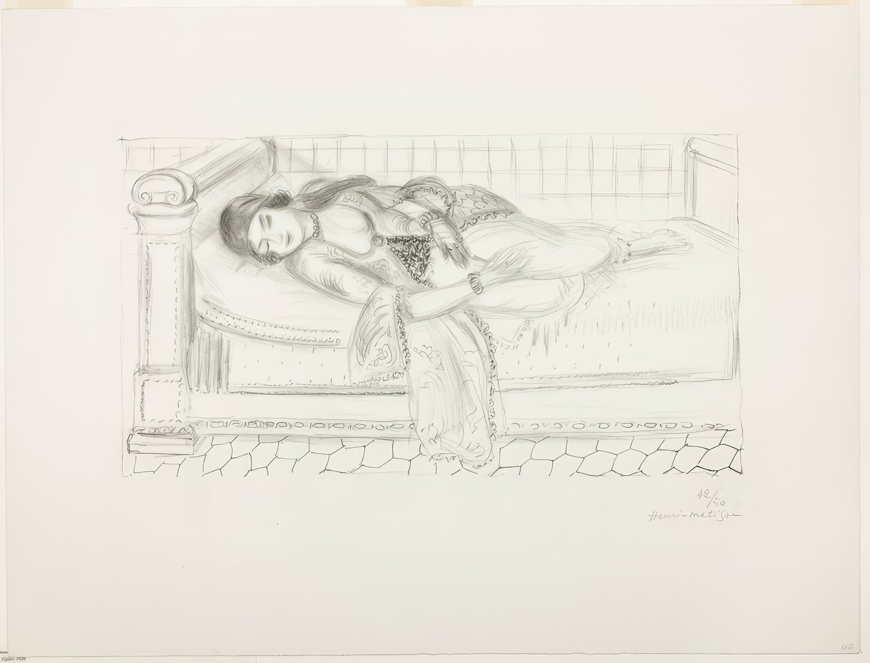 Liggande figur av Henri Matisse