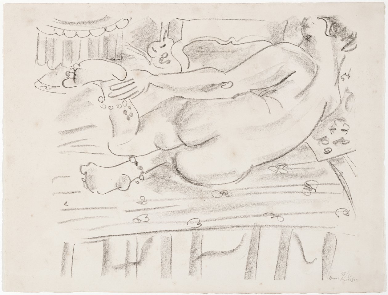 Liggande naken av Henri Matisse