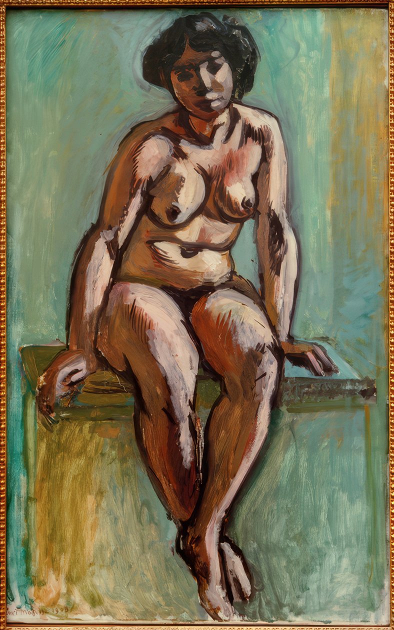 Sittande naken av Henri Matisse