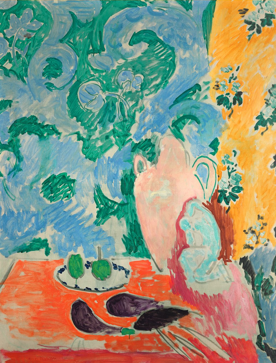 Stilleben med auberginer av Henri Matisse