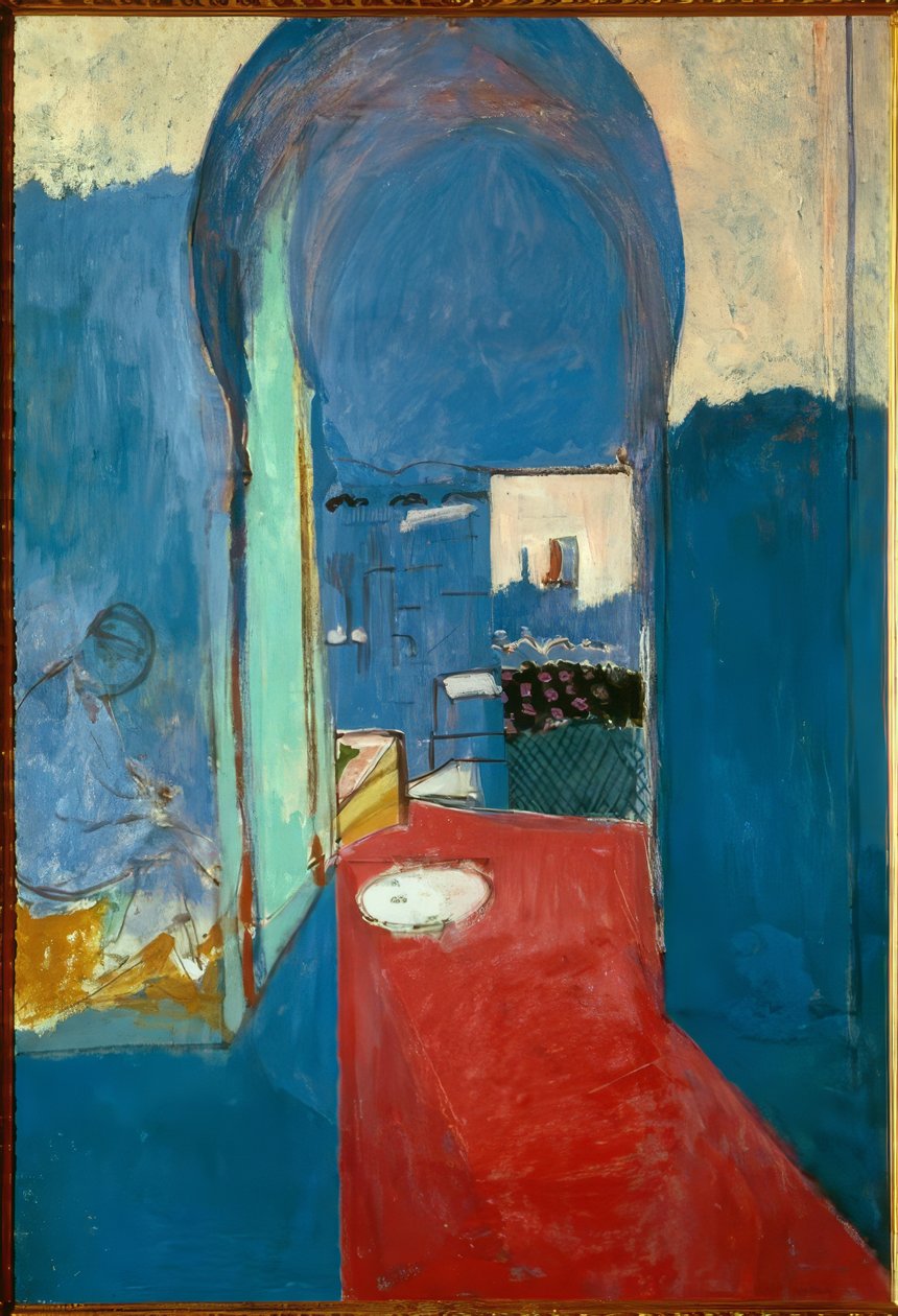 Tangier - Ingång till Kashbah av Henri Matisse