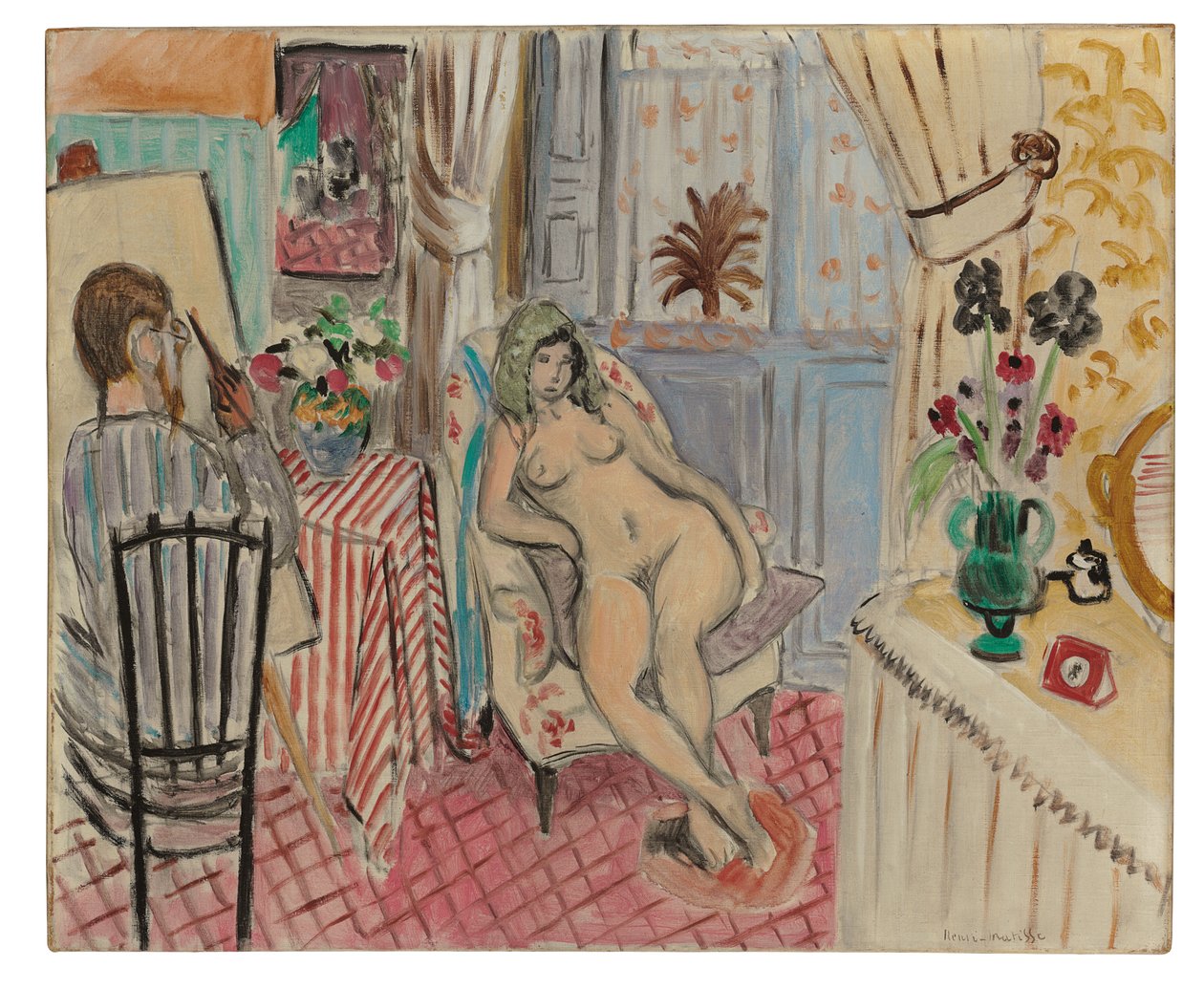 Konstnären och hans modell av Henri Matisse