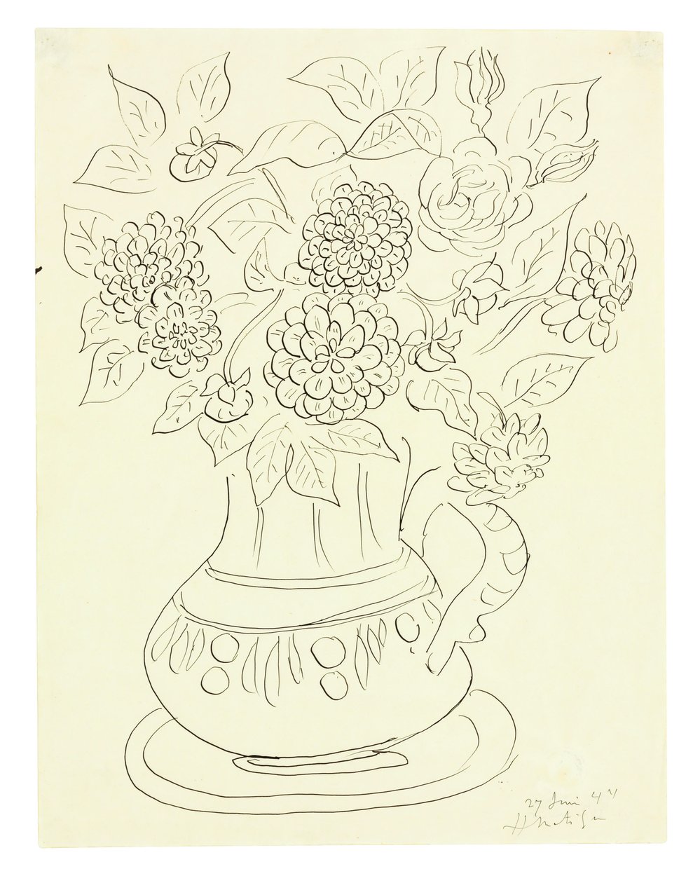 Bukett av Henri Matisse