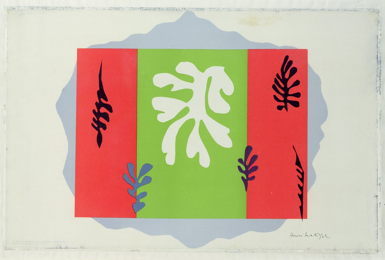 The Dancer (färglitografi) av Henri Matisse