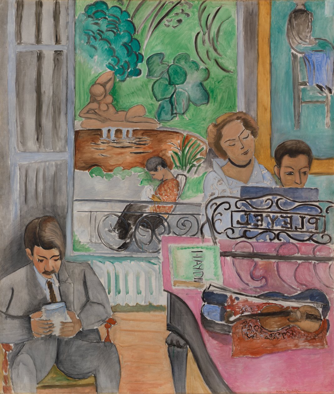 Musiklektionen av Henri Matisse