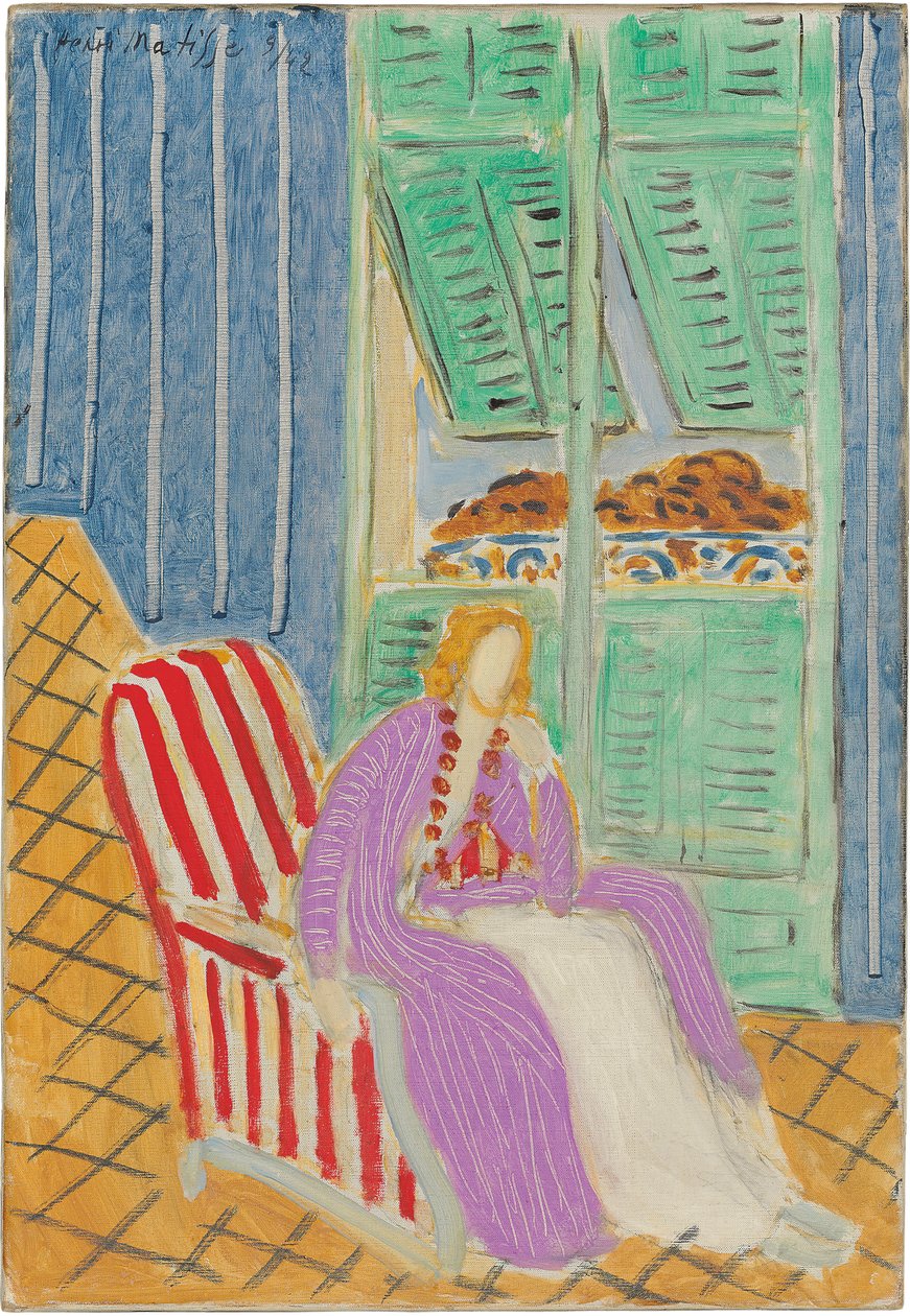 Den lila klänningen av Henri Matisse